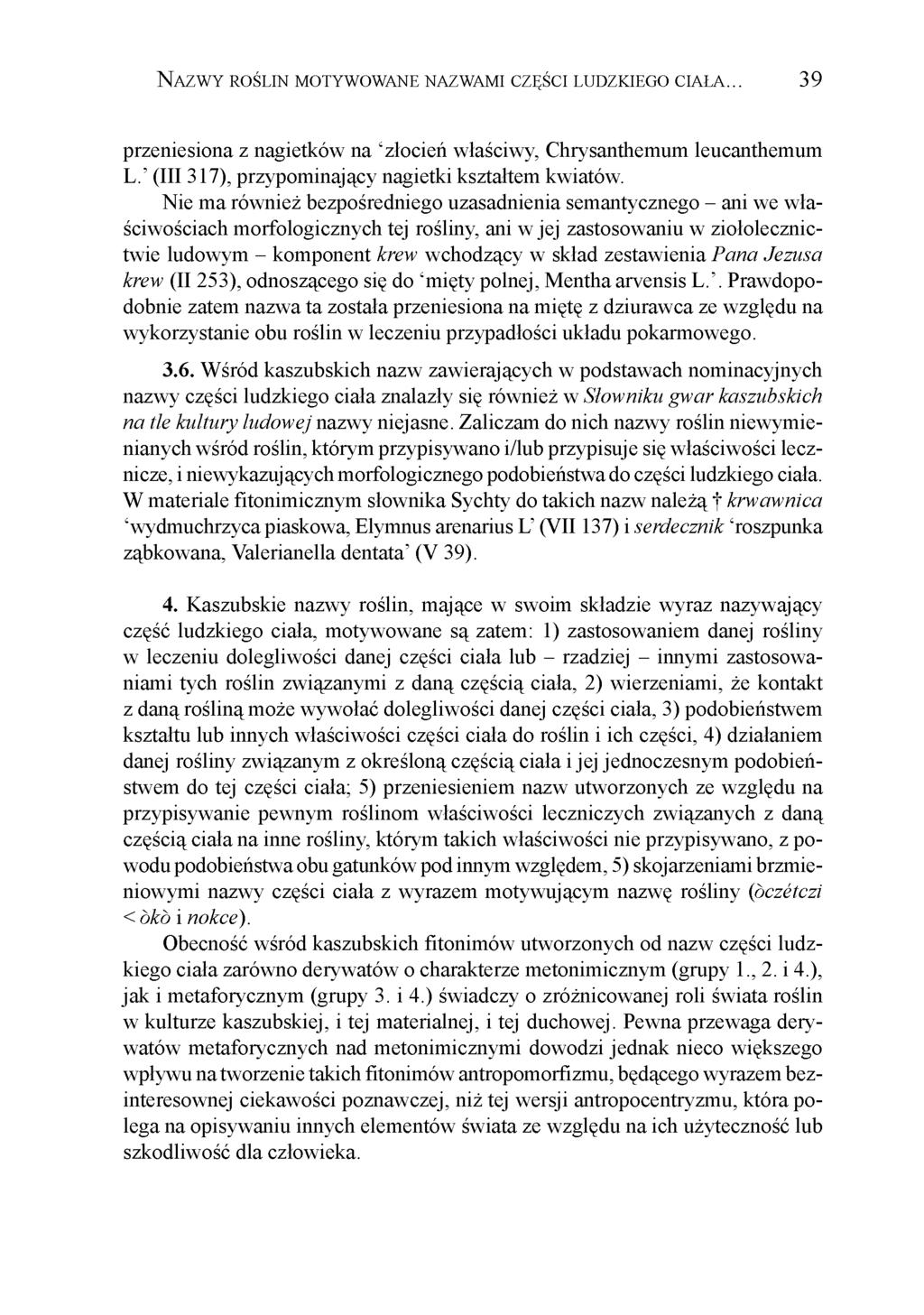 Ewa Rogowska-Cybulska Nazwy roślin motywowane nazwami części ludzkiego  ciała w "Słowniku gwar kaszubskich" B. Sychty. Acta Cassubiana 14, PDF Free  Download