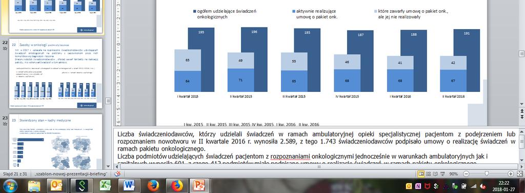 22 Zasoby w onkologii podmioty lecznicze NIK w 2017 r.