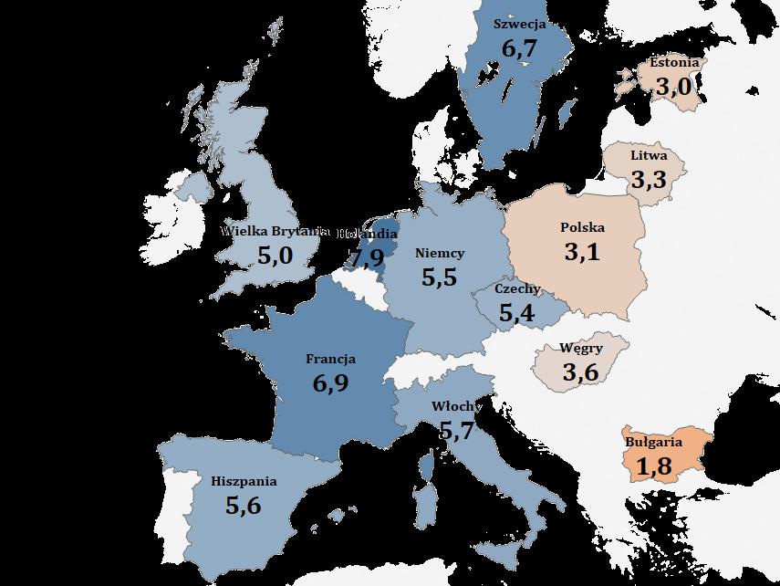 24 Zasoby w onkologii wybrany sprzęt medyczny W Polsce występuje niedobór