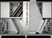 pionowe dachowe DUPLEX MultiEco 500 9.000 m3/h (500, 800, 1100, 1500, 2500, 3500, 4500, 5500, 6500, 7500, 9000) Centrale DUPLEX MultiEco do stosowania we wnętrzach.