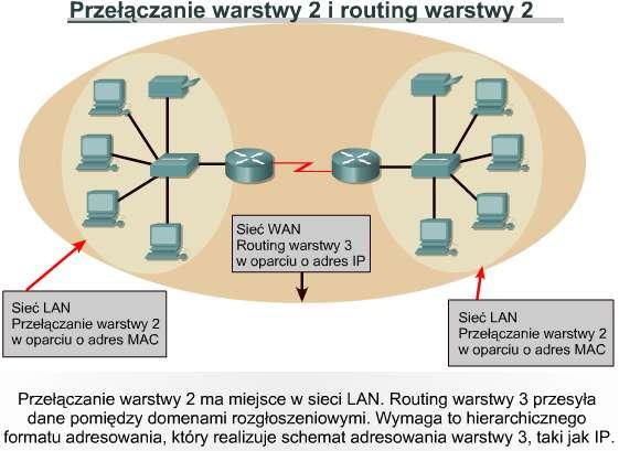 Router pełni funkcję zbliżoną do centrali wyższego poziomu opisanej w przytoczonym przykładzie.