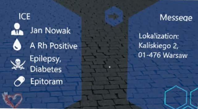 Aplikacja na HoloLens Pobiera i wyświetla dane, które zostały wprowadzone przy zgłoszeniu