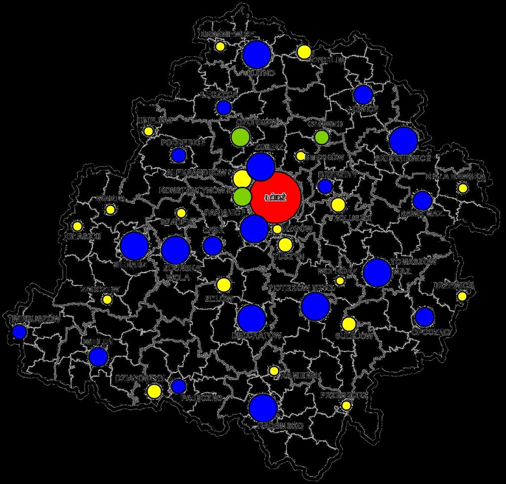 ZAKRES PRZESTRZENNY OPRACOWANIA Liczba ludności [w tys.