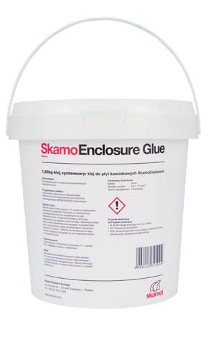 SkamoEnclosure Glue Wyskotemperaturowy klej PARAMETRY TECHNICZNE Skład chemiczny Na 2 O, Al 2 O