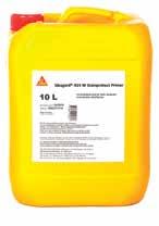 Powłoka gruntująca Sikagard -914 W Stainprotect Primer wnika w zaprawę, zapewniając doskonałą przyczepność do podłoża przezroczystej powłoki uszczelniającej na bazie silanu Sikagard -915 Stainprotect.