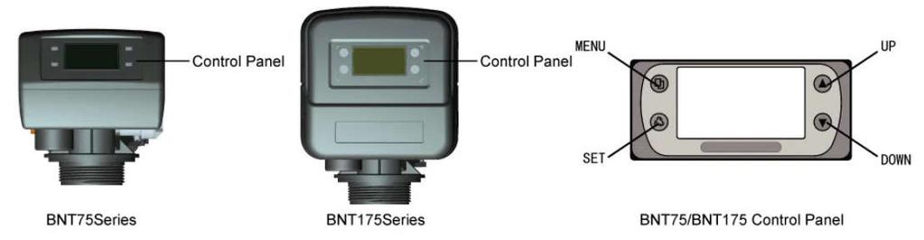 Głowica BNT750 wyposażona jest w duży panel sterujący LCD, na którym użytkownik może modyfikować wszystkie jej funkcje.
