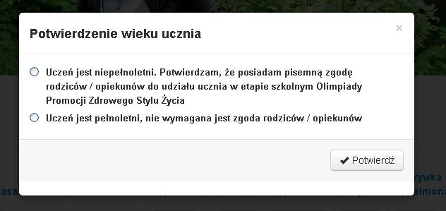 4.1. Aktywowanie ucznia Gdy uczeń się zarejestruje, nauczyciel musi go potwierdzić. Aby potwierdzić ucznia, należy wybrać z menu Lista uczniów : Następnie kliknąć w niebieski przycisk potwierdź.