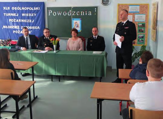 8 Eliminacje XLII Ogólnopolskiego Turnieju Wiedzy Pożarniczej Młodzież Zapobiega Pożarom 7 marca 2019 r.