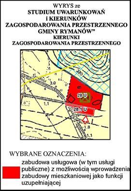 Projekt zmiany MPZP RYMANÓW wraz z prognozą oddziaływania na środowisko i