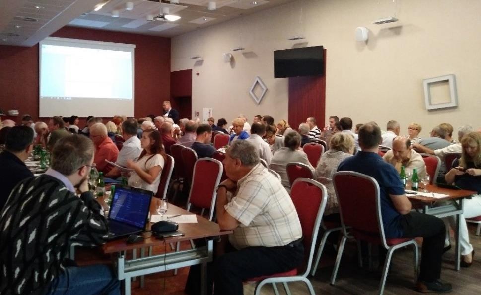 20-22.09.2018 Szkolenie okręgowych sądów dyscyplinarnych i okręgowych rzeczników odpowiedzialności zawodowej z izb południowych zorganizowane w Wiśle przez ŚlOIIB.