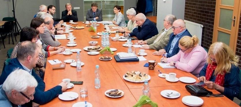 08.11.2018 Spotkanie w ŚlOIIB celem omówienia zasad współpracy pomiędzy ŚlOIIB a stowarzyszeniami naukowo-technicznymi.