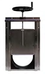 Uszczelka zawieradła EPDM. Światło przelotu koliste lub kwadrat, na zapytanie z rurą. Rama: EN 1.4301 / PEHD 500 Nr kat. V808 74 150 DN150 EUR 835,00 Nr kat. V808 74 200 DN200 EUR 835,00 Nr kat.