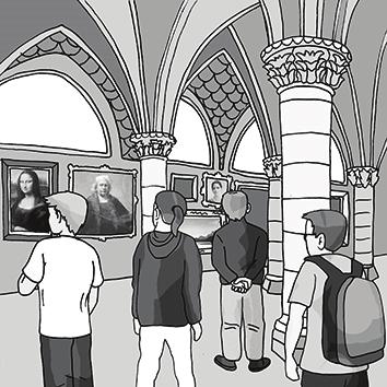 vedremo una bellissima mostra di pittori italiani. 2.