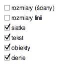 Po zmodyfikowaniu jednostek zmieni się także siatka pomocnicza oraz pasek skali.