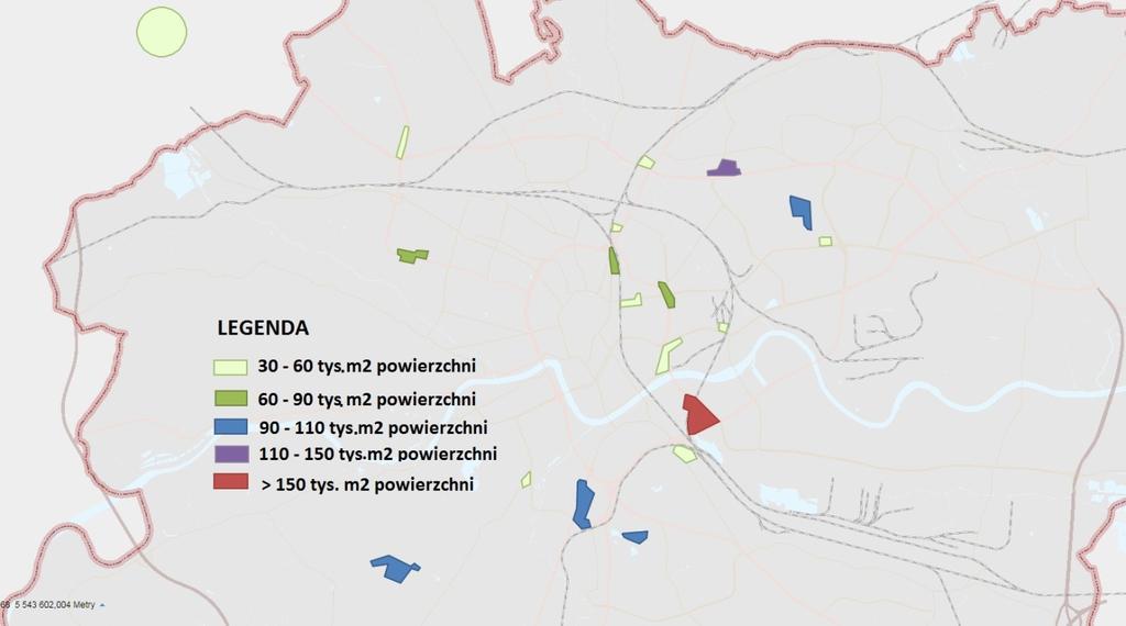(Fabryczna Offices, Podium Park, Zabłocie Business Park i Buma w dwóch lokalizacjach na Wadowickiej i Dobrego Pasterza a także inwestycję B4B w Bonarce).