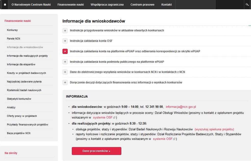 Zakładanie konta na