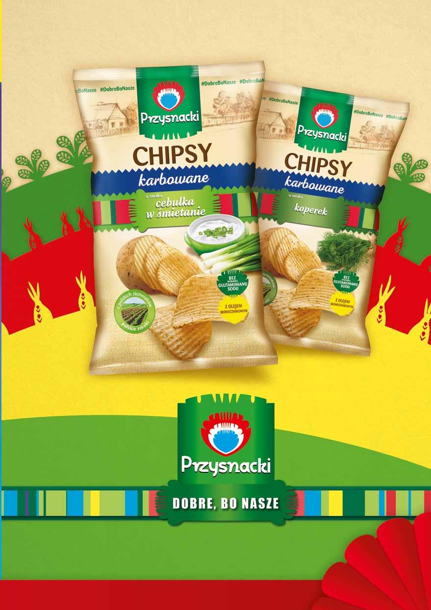 2 99 CHIPSY PRZYSNACKI O SMAKU ŚMIETANOWO- -CEBULOWYM 135 G 55208573 z VAT