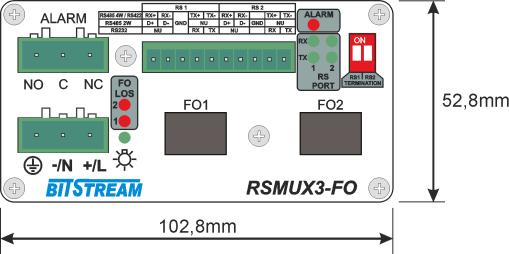 Zarządzanie: Przełączniki DIP-switch umieszczone w tylnej części obudowy urządzenia Zasilanie: Znamionowe napięcie zasilania: - 100-240V AC - 110-260V DC Pobór mocy do 4W Izolacja galwaniczna