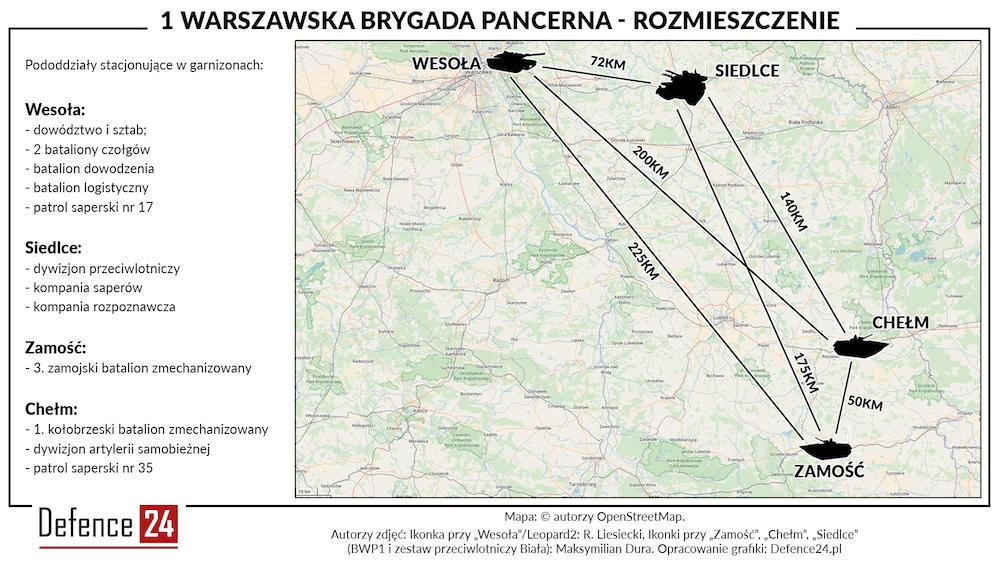 odtworzeniem struktur jednostki, jaka stacjonowała w Legionowie. Mogłaby bowiem otrzymać w podporządkowanie 1 Brygadę Pancerną i 21 Brygadę Strzelców Podhalańskich.