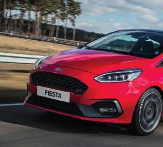 NOWY FORD FIESTA ST Wypsażenie Bezpieczeństw i nwe technlgie Inteligentny System Bezpieczeństwa (IPS) System ABS z elektrnicznym układem pdziału siły hamwania (EBD) raz układem wspmagania awaryjneg