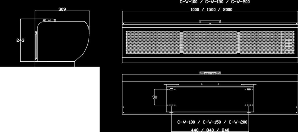 It is prohibited to install units in the areas where environment inside can cause corosion.