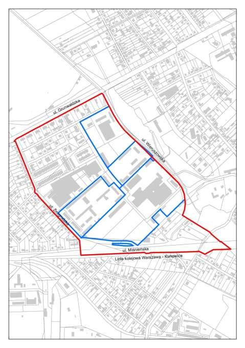 Wnioski o zmianę Studium oraz sporządzenie planu Granica mpzp Z wnioskiem o sporządzenie miejscowego planu zagospodarowania przestrzennego wystąpiły spółki: Obszary, dla których złożono wnioski/uwagi