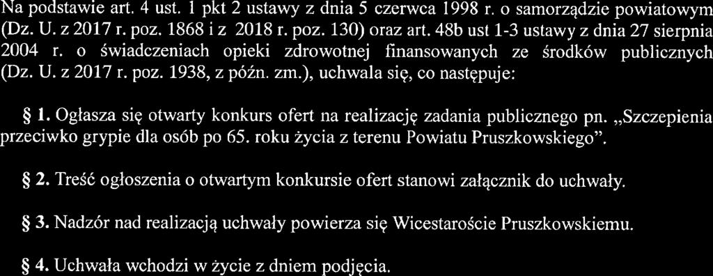 o świadczniach opiki zdrowotną Hlnansowanych z środków publicznych (Dz. U. z 2017 r.