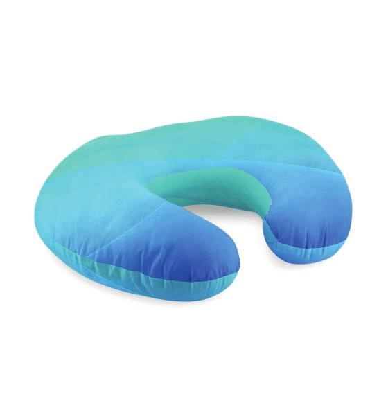 Travel pillow Poduszka podróżna Poduszka podróżna stworzona z najwyższej jakości materiałów tak, by zapewnić wygodę i komfort podczas długiej podróży, pracy w trybie siedzącym czy seansu kinowego.