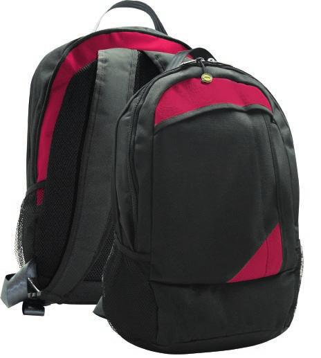 16120037 City Dwukomorowy plecak miejski z kieszenią i otworem na słuchawki. Z przodu dodatkowa kieszeń na drobne rzeczy. Two-compartment city backpack with pocket and a hole for earphones.