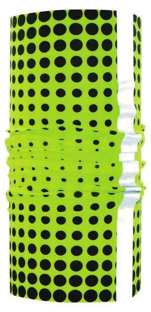 Available colors: Fluorescent green Size: 23,5 x 50cm Weight: 140 g/m 2 Fabric: Microfiber Polyester 100% Logo: Reflective strip Headwear Pro + Chusta Pro + 8