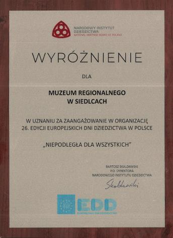 wspólnie z Siedleckim Klubem Kolekcjonerów i Oddziałem Podlasie PTTK w Siedlcach.