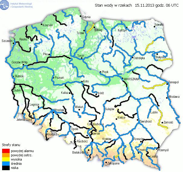 INFORMACJE HYDROLOGICZNO -