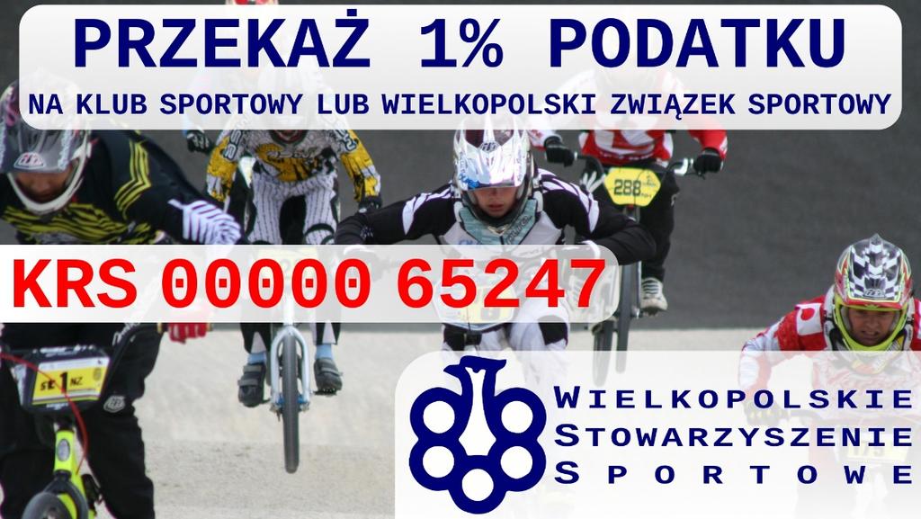 WSS wzmacnia działania mające na celu pozyskiwanie dla członków WSS środków finansowych pochodzących z odpisu 1% podatku celem programu jest wspieranie rozwoju Wielkopolskich Klubów i Związków