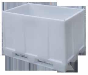 Palety z TWORZYW SZTUCZNych Skrzyniopaleta higieniczna 1.200 x 800 mm Skrzyniopaleta Opis Podstawa Nośność Kolor 3 płozy 5 płóz 6 płóz dynamiczna statyczna 1.