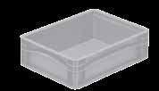 Euro-Norm ESD 400 x 300 mm Opis Waga Kolor 400 x 300 Pokrywa luźno nakładana, bez pojemnika 335 g