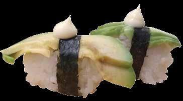 .. 22 zł Dragon maki, avocado, warzywa smażone w tempurze, kampyo, sos tajski i sos tonkatsu.