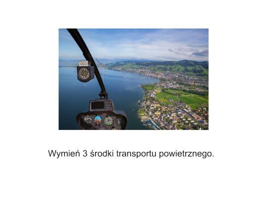 Moduł 25 TRAVEL Wymieńcie 3 środki