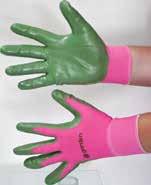 mankietem Pig Skin Gloves with Safety Cuff do prac ogrodniczych niezwykle odporne na przetarcie i rozerwanie wydłużony, rozwijalny mankiet chroni rękę podczas pracy z kłującymi roślinami Перчатки с