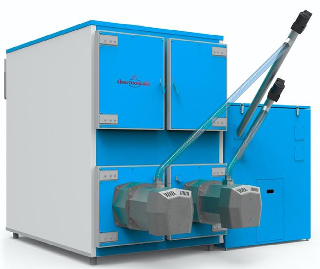 Kocioł z automatycznym palinikiem pelletowym EKOPLEX MAX 80 kw - 1000 kw Rozp.