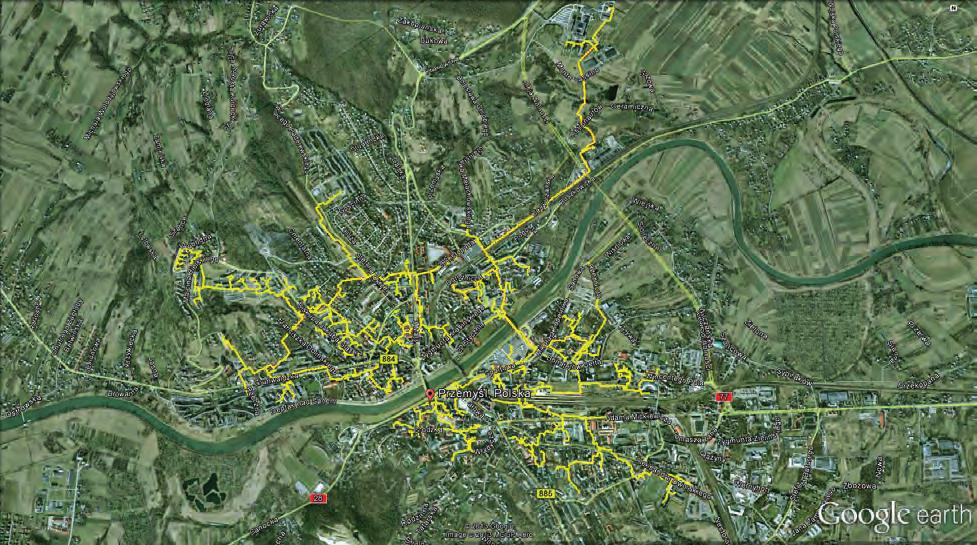 zasilających łącznie 287 węzłów cieplnych, > ogrzewających 575 budynków