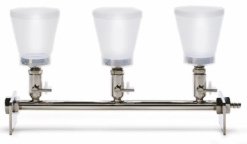 Wyrównane uziarnienie spieku stalowego zapewnia równomierny rozkład kolonii na filtrze membranowym, spiek pod filtry 50 mm.