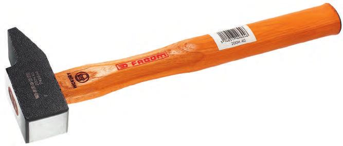 MŁOTKI - MŁOTY 10 MŁOTKI Z TRZONKIEM Z DREWNA HIKOROWEGO 200H - Młotki francuskie la mechanika 205H - Młotki la mechanika typu DIN NF ISO 15601, ISO 15601 Trzonek z rewna hikorowego wysokie