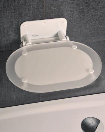 komponują się w łazienkach z konceptem Chrome, pasują również do łazienek w innym stylu gwarantują wysoką jakość siedzisk prysznicowych