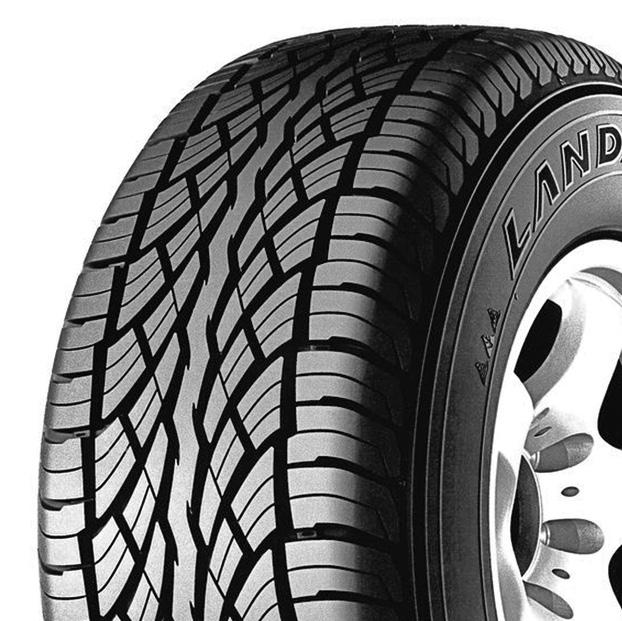 Falken LANDAIR LA/AT T 110 Opona została zaprojektowana z myślą o samochodach SUV/4X4. Wzór bieżnika gwarantuje stabilną jazdę na wszystkich rodzajach dróg. Produkowana w rozmiarach 15 i 16.