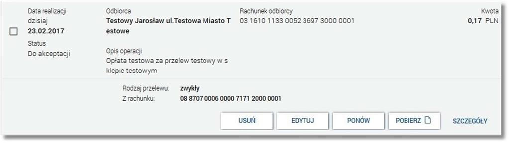 Page6 Dla zwiniętego wiersza prezentowana jest jedynie ta treść, która mieści się w jednej linii widoku, zaś reszta tekstu prezentowana jest po rozwinięciu wiersza.