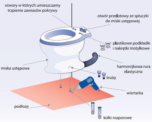 Kiedy muszla jest już osadzona w wybranym miejscu, czas podłączyć ją do instalacji wodociągowej.