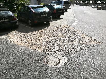 ni drogowej (asfaltu) w newralgicz