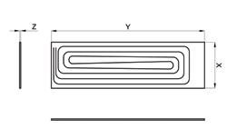 Panel do ogrzewania/chłodzenia ściennego na bazie płyt gipsowowłókninowych w technologii suchej zabudowy z/bez izolacji termicznej Heating / Cooling wall panel based on gypsum fiberboard with/without