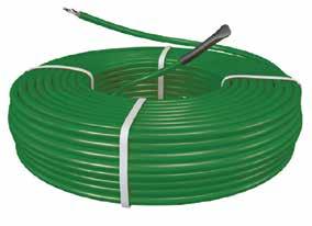 77 Płyta gipsowo-włókninowa do ogrzewania elektrycznego Gypsum- fiber panel for electric heating Długość (m) Length (m) Średnica przekroju kabla (mm) Cable diameter (mm) Średni rozstaw prowadzenia