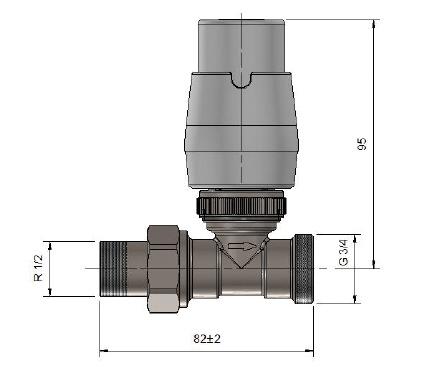 The use of this will maintain a constant return temperature of the heating medium.